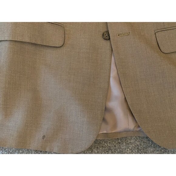 Nautica Slim Fit Sport Coat Mens 38L Mid-Brown/Taupe Two-Button Jacket Blazer - Picture 15 of 16